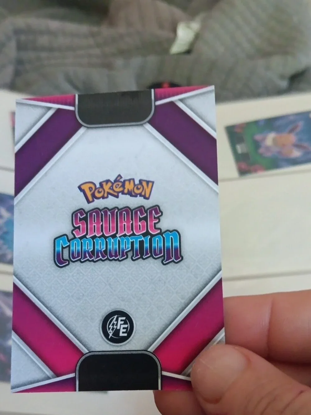 Pokemon Synthetic Evolve Purple Lugia Shadow Trading Card